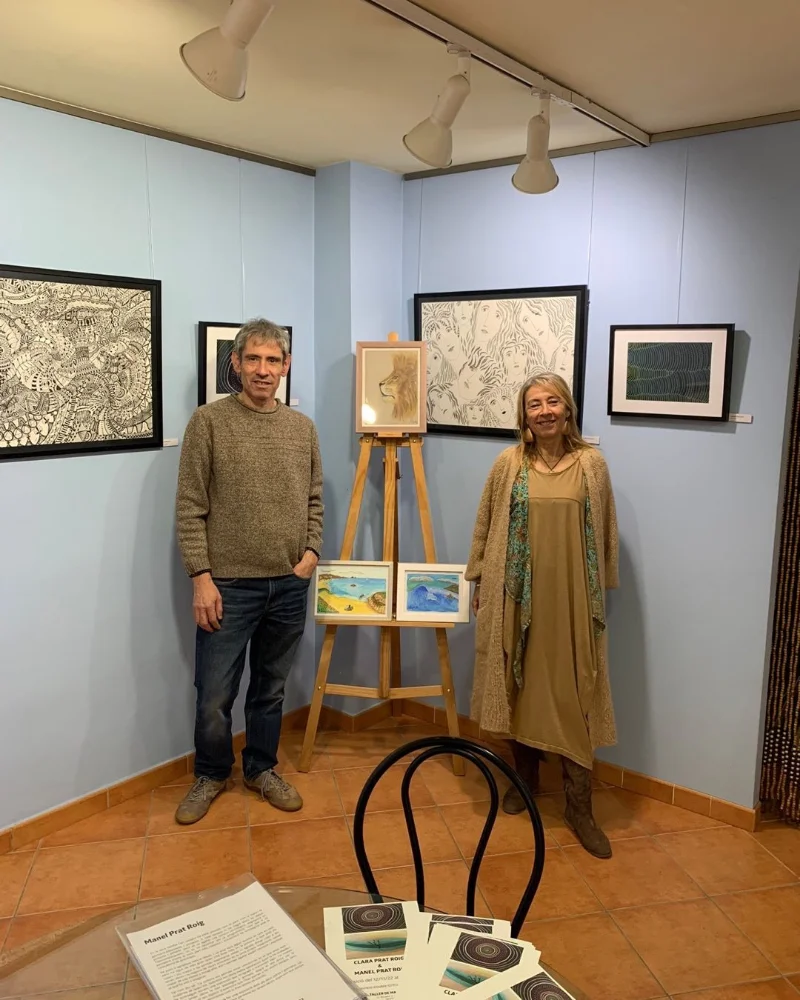 Expo Clara Prat Roig y Manel Prat Roig en Torelló